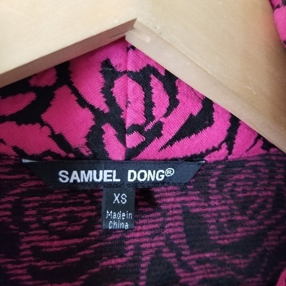 SAMUEL Dong Roses Mockneck Zippered Midi Dress Size XS - Picture 4 of 9